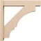 Ekena Millwork 6-in W x 30-in D x 30-in H Balboa Block Rough Cedar Woodgrain TimberThane Outlooker, Primed Tan OUTUR060X30X30BOA44RCPR - alternate 3
